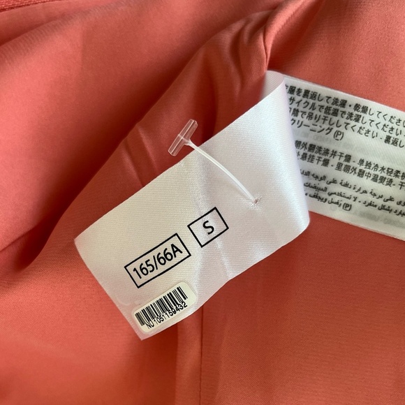 KEEPSAKE x ANTHROPOLOGIE | Landslide Ruffle Fitted Mini Dress in Coral | Size S - Picture 6 of 14